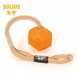 Pelota IDC fluorescente naranja Julius K9