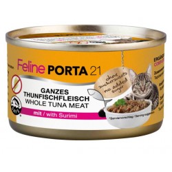 Feline porta 21 alimento húmedo de atún con surimi