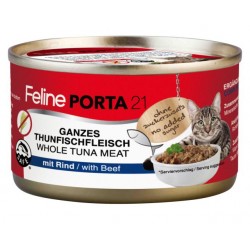 Feline porta 21 alimento húmedo de atún con ternera
