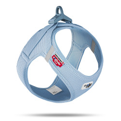 Arnés Curli para perros pequeños color celeste