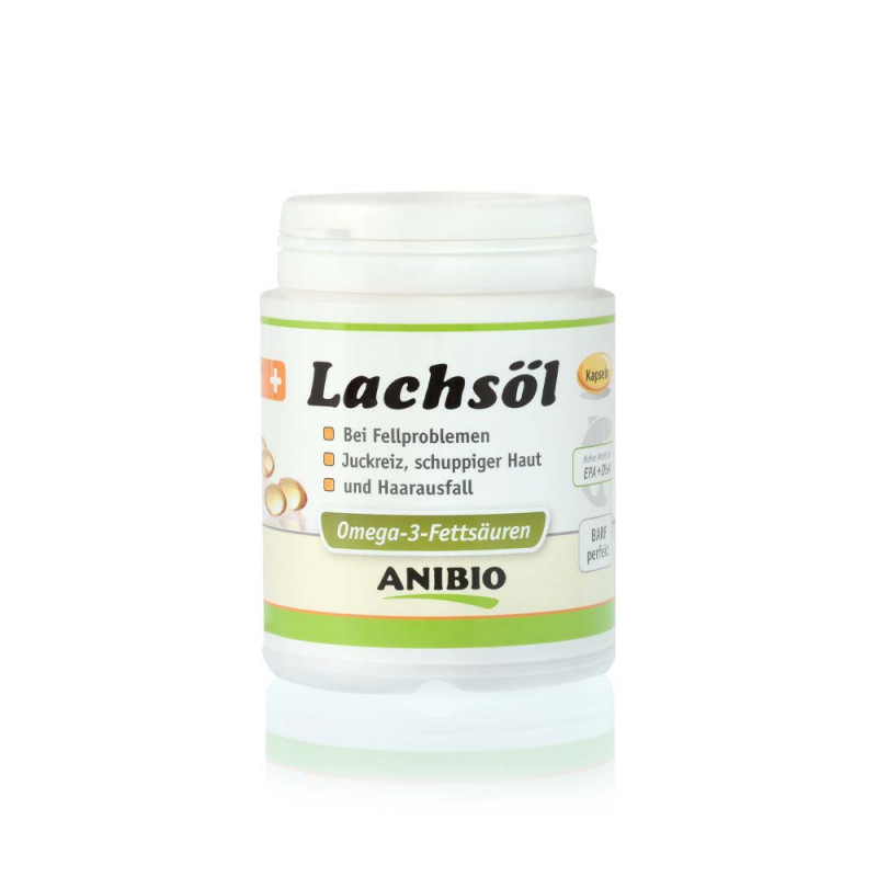 Aceite de salmón en cápsulas para perros
