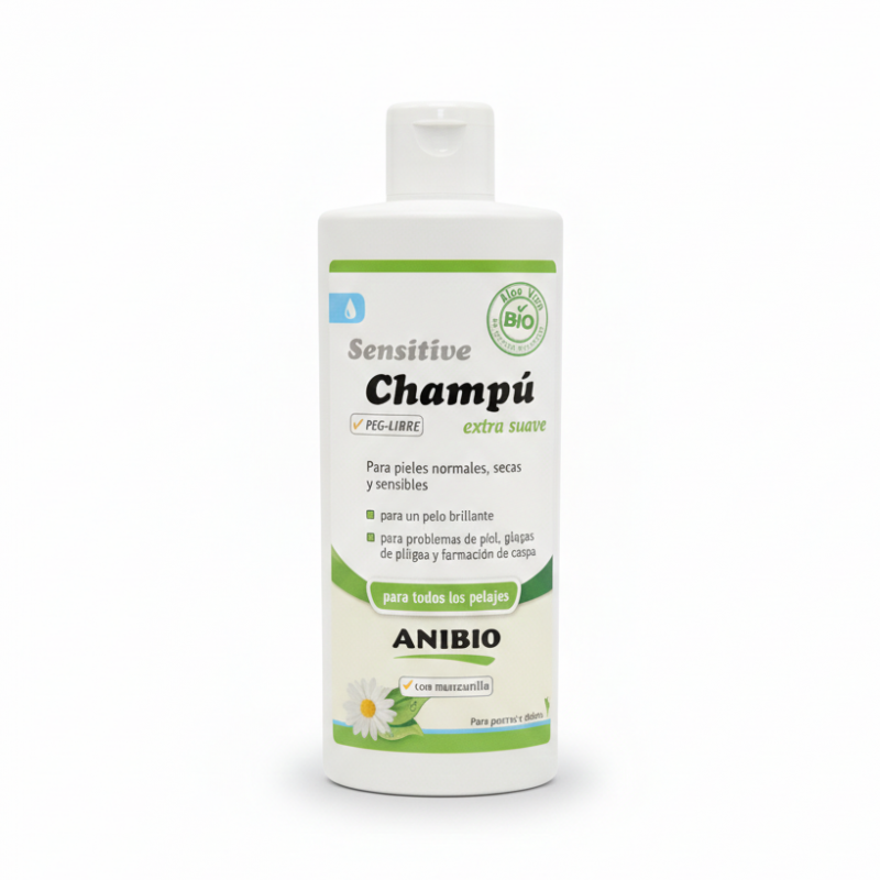 Anibio Champú natural para perros, gatos y todos los animales