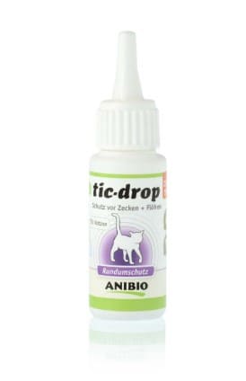 Anibio tic drop para gatos con tenia