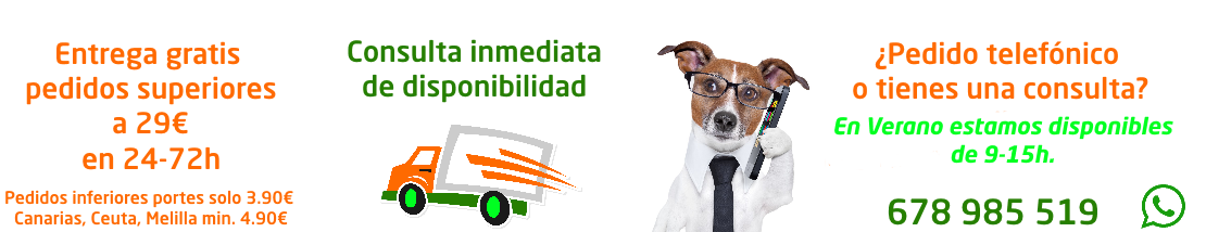 entregas gratis a partir de 29 euros en AnimalNatura entregas gratis a partir de 29 euros en AnimalNatura